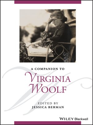 cover image of A Companion to Virginia Woolf